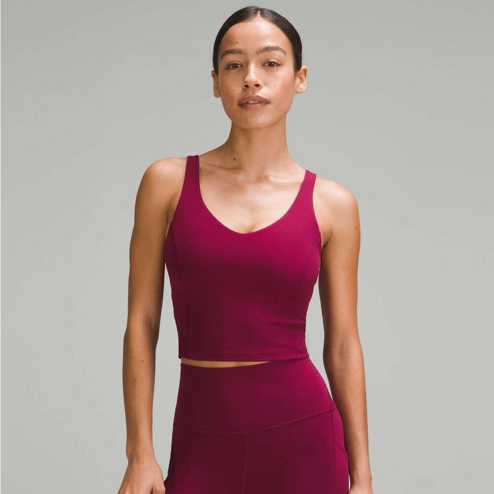 NWT Lululemon Align Tank Top *Light Support, C/D Cup size 10 Deep Luxe